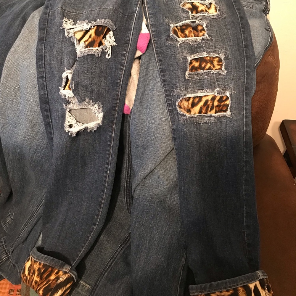 KanCan distressed leopard!